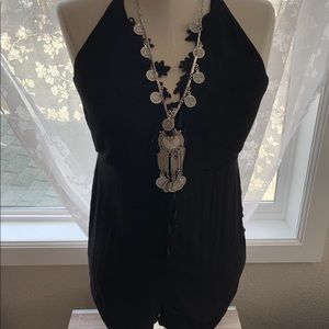 For Love and Lemons Black Romper